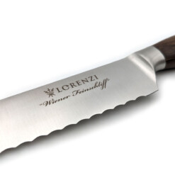 Alternative view of LORENZI - Ritter Brotmesser 22 cm, Räuchereiche mit "Wiener Feinschliff"