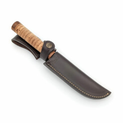 Alternative view of LORENZI - Matveev Mosaikdamast mit Birkenrindengriff und Lederscheide