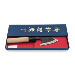 Alternative view of Masashi Kobo - Black Sasa-kiri Decoration Knife 75mm