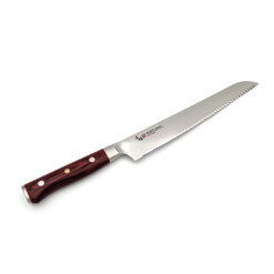Mcusta Zanmai - "Classic Pro Damascus Flame" Bread Knife 230 mm - HFR-8014D