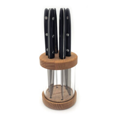 Mercury - Black "Delfino" Steakmesser-Set, 6-teilig
