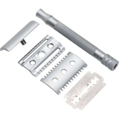 Alternative view of Merkur - Rasierhobel 22C, Mattchrom mit zwei Kämmen - 22102