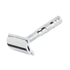 Merkur - Reise-Rasierhobel 933C, Lederetui - 933000