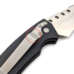 Alternative view of Microtech - Hawk Automatic Knife, Black Aluminum - (SH)