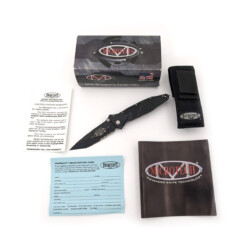 Alternative view of Microtech - Socom Elite Manual Tanto Black Serrated - 118-2 (SH)