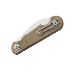 Alternative view of MKM - Jaques Ti Micarta Green - MK JQ-TGC