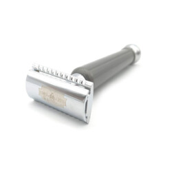 Alternative view of MÜHLE - 70 Jahre Jubiläums Rasierhobel, geschlossener Kamm, Edelharz grau - RJ 70 SR