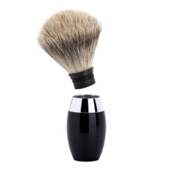 Alternative view of MÜHLE - KOSMO Rasierpinsel, Edelharz schwarz, Reines Dachshaar - 281 K 876