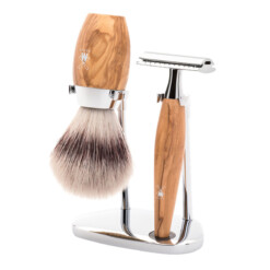 MÜHLE - KOSMO Rasierset, Olive, Silvertip Fibre - S 31 H 870 SR
