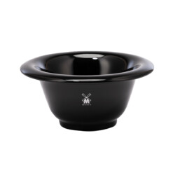 MÜHLE - Rasierschale Porzellan, schwarz - RN 16