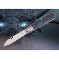 Alternative view of Otter - Draco stabilisiertes Holz Blau rostfrei