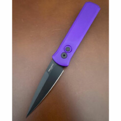 Pro-Tech - Godson, Purple Handle, Plain, Black - 721-PURPLE