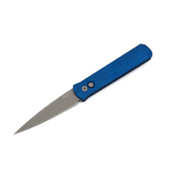 Pro-Tech - Godfather, Bead Blasted, Plain, Blue - 920-BLUE