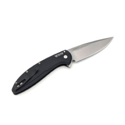 Alternative view of Pro-Tech - Cambria 2 Flipper, Black Aluminium TechnoCarbo Teal Inlay Handle, Magnacut Stonewashed Blade - BSA25.Cambria.1