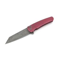 Pro-Tech - Malibu, Battleworn Red Dragon Scale, Magnacut Reverse Tanto - BSA25.Malibu.1