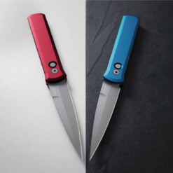 Pro-Tech - Godfather, Bead Blasted, Plain, Red - 920-RED