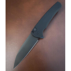 Pro-Tech - Malibu, Magnacut Stonewash, Wharncliffe, All Black - 5303