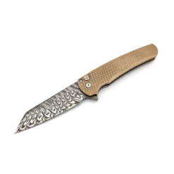 Pro-Tech - Malibu Distressed Damasteel - Blade Show 2024 Custom