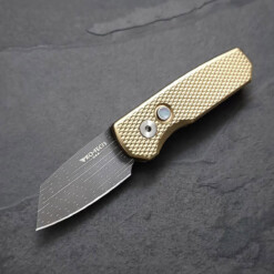 Pro-Tech - Runt 5 Star Fire Damascus - Blade Show 2024 Custom
