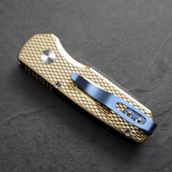 Alternative view of Pro-Tech - Runt 5 Star Fire Damascus - Blade Show 2024 Custom