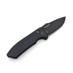 Pro-Tech - Short Bladed Rockeye (SBR), All Black, Left Handed- LG403-LH