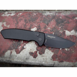 Alternative view of Pro-Tech - Short Bladed Rockeye (SBR), All Black, Left Handed- LG403-LH