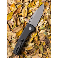 Alternative view of Pro-Tech - Scapegoat Compact, Ramon Chavez Designed, Stonewash MagnaMax Blade, Black - RCS1101