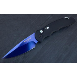 Pro-Tech - Sapphire Tactical Response 5, Black Handle, Blue PVD Blade - T503-SB