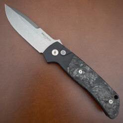 Pro-Tech - Terzuola ATCF, FatCarbon Dark Matter Black Inlays, Magnacut Stonewash - BT2731