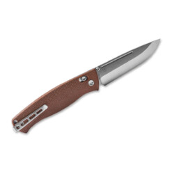 Alternative view of Real Steel - Pathfinder Folder Micarta Brown - 7851B