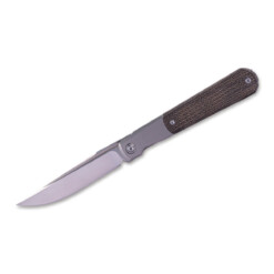 Real Steel - RB-7 Titanium Natural Micarta - 7891