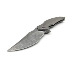 Alternative view of Rikeknife - S05 Custom, Mosaic-Damascus