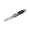 Santa Fe Stoneworks - Tesoro Woolly Mammoth Tooth Button Lock, Blue
