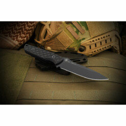 Spartan Blades - Alala, Black Micarta - SBSL004BKBK