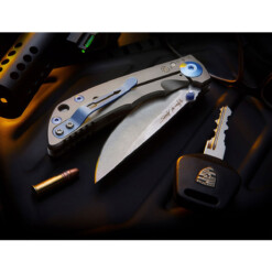 Alternative view of Spartan Blades - SHF Spartan Harsey Folder 3.25 Stonewash, Blue Ano - SF10SWBL