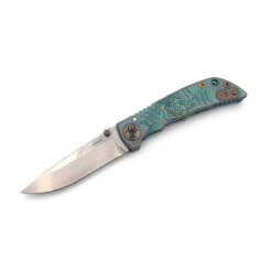 Spartan Blades - SHF Spartan Harsey Folder 3.25 "Plague Doctor" Green - SF10 Custom PlagueDoc