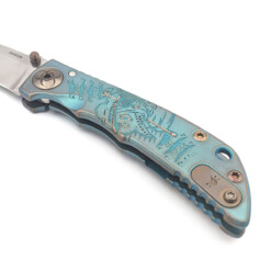 Alternative view of Spartan Blades - SHF Spartan Harsey Folder 3.25 "Plague Doctor" Green - SF10 Custom PlagueDoc