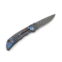 Alternative view of Spartan Blades - SHF Spartan Harsey Folder 3.25 "Regal", Damascus - SF10 Custom Damascus