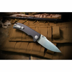 Alternative view of Spartan Blades - Astor, Black Carbon Fiber/G-10 - SFBL8CF