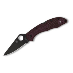 Spyderco - Delica 4 Lightweight Micro-Melt PD#1 Black Blade Sprint Run - C11BGBKP