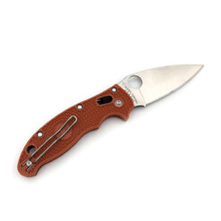 Alternative view of Spyderco - Manix 2 Lightweight REX45 Burnt Orange - C101PBORE2 (SH)