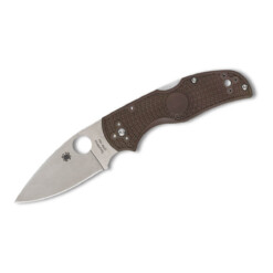 Spyderco - Native 5 Lightweight Brown G10 CPM 15V PlainEdge Sprint Run - C41PBN15V5