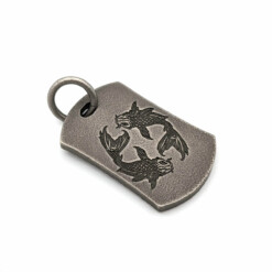 Titanium Gear Design - Dog-Tag Titan "Koi" Grey