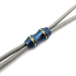 Alternative view of Titanium Gear Design - "Bamboo" Bead Blue/Yellow