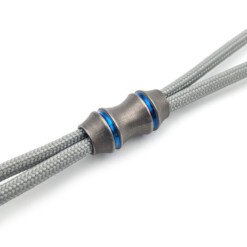 Alternative view of Titanium Gear Design - "Bamboo" Bead Grey/Blue