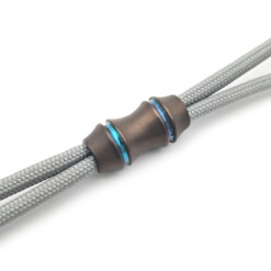 Alternative view of Titanium Gear Design - "Bamboo" Bead Grey/Light Blue