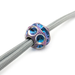 Alternative view of Titanium Gear Design - "Big Eyed Sphere" Grey/Blue