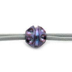 Alternative view of Titanium Gear Design - "Big Eyed Sphere" Purple/Blue
