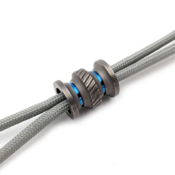 Alternative view of Titanium Gear Design - "Pillar Ridge" Bead Grey/Blue