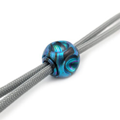 Alternative view of Titanium Gear Design - "Portal Cube" Timascus Blue/Black